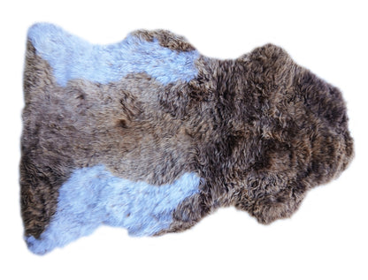 Long Wool New Zealand Natural Brown Rug