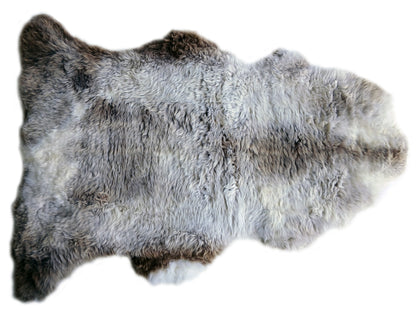 Long Wool New Zealand Natural Brown Rug
