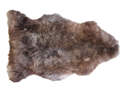 Long Wool New Zealand Natural Brown Rug